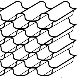 Aluminum honeycomb core flex-core formable structure for complex curvature