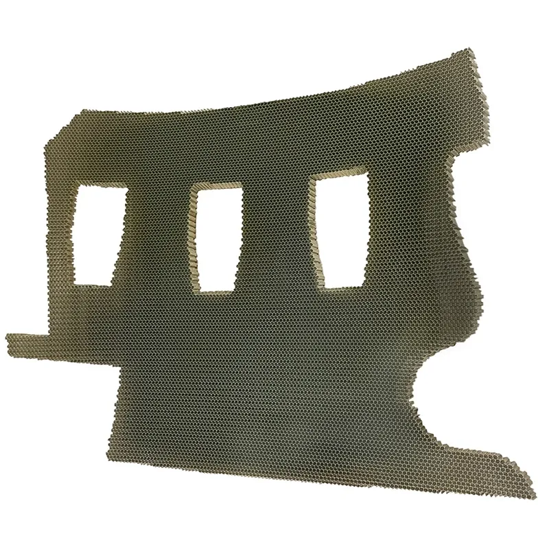 Aluminum honeycomb core for barrel structure