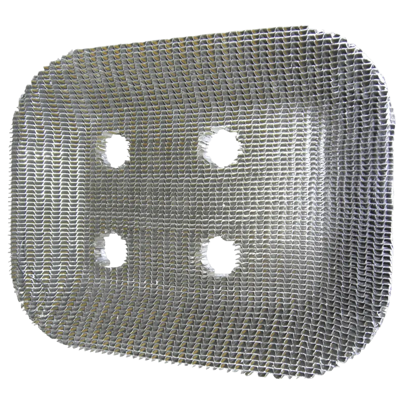 Aluminum honeycomb core for blocker door core detail