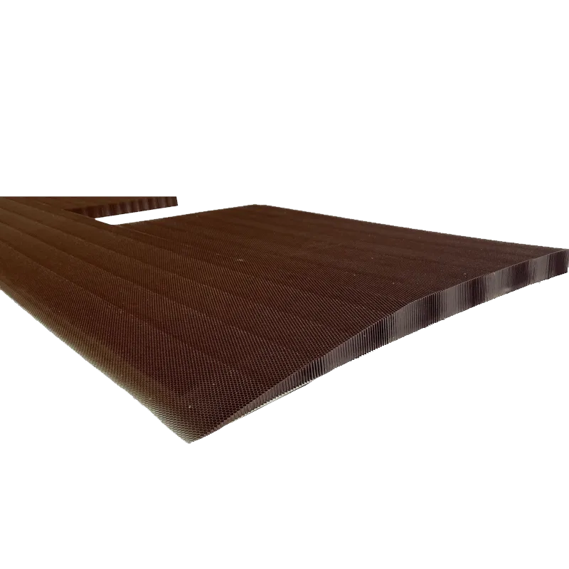 Aluminum honeycomb core for spoiler