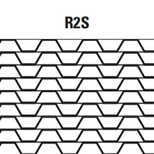 Aluminum honeycomb core R2S staggered and cross-axis structure