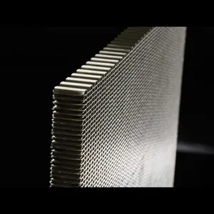 Corrugated aluminum honeycomb core with enhanced directional strength