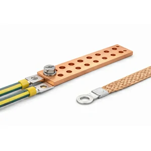 Заземляющие провода или плетеные ленты