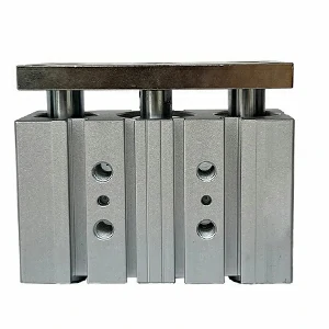 Пневматический цилиндр с трехштоковой направляющей серии TCM/TCL