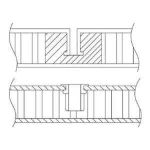 Защелка без зазора и встроенная конструкция