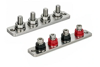 Шина для аккумуляторного столба и шина на стойке