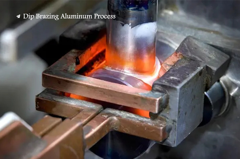 Процесс пайки алюминия погружением