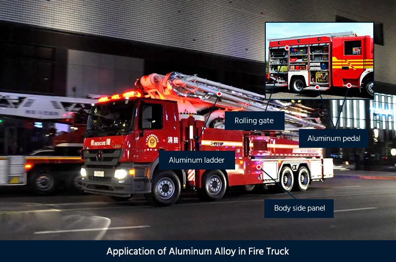 Применение алюминиевого сплава в пожарной машине