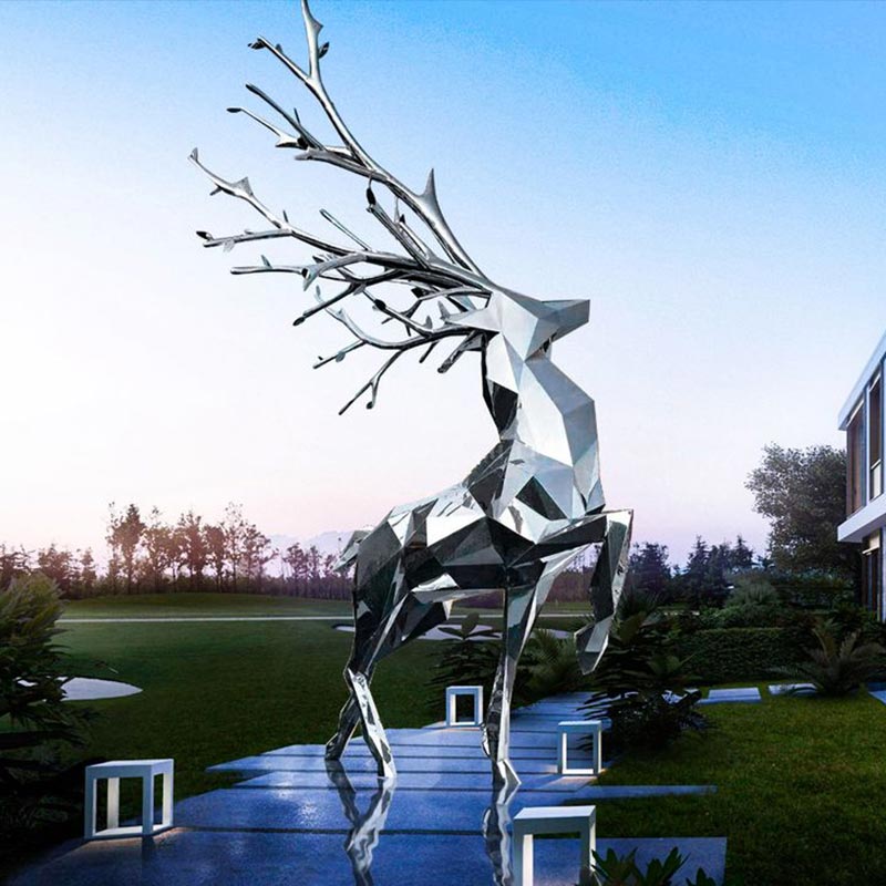 Пейзажная скульптура из алюминиевого сплава