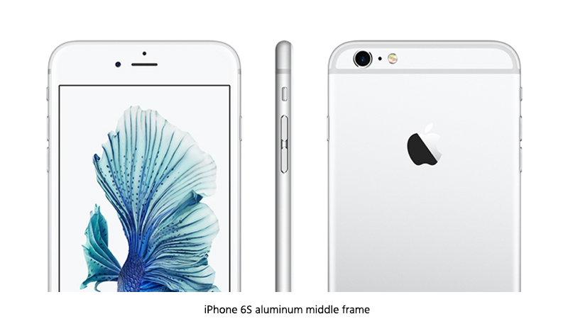 iPhone 6s алюминиевая средняя рамка