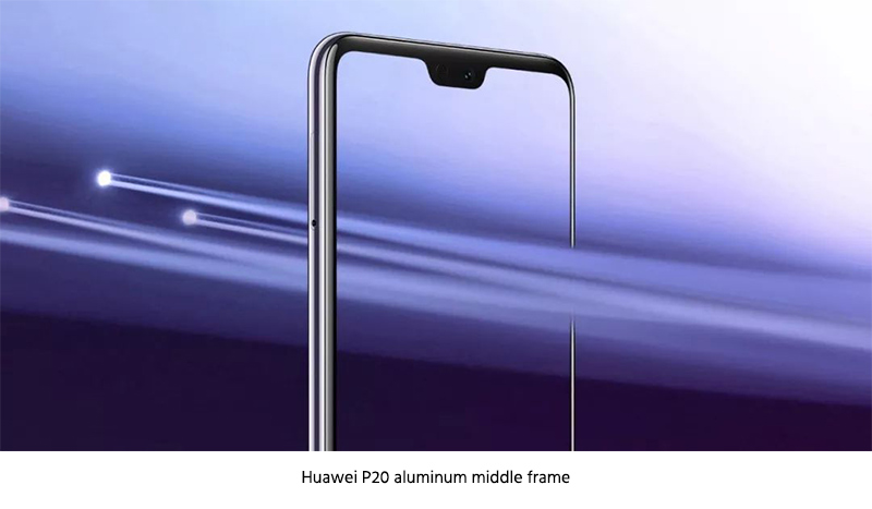 Алюминиевая средняя рамка Huawei P20
