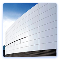 Алюминиевые сотовые плиты для строительства зданий, навесных стен и потолков.