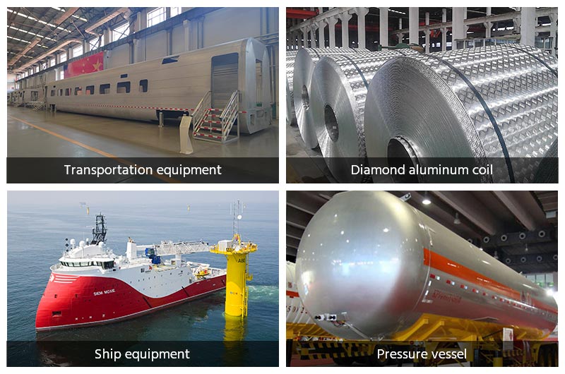 Применение плиты/листа/рулона из алюминиевого сплава 5052
