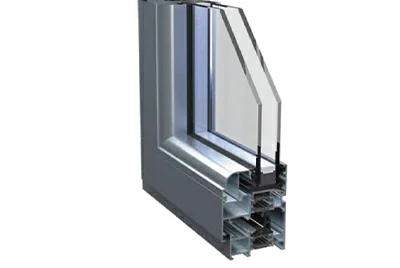 алюминиевое распашное окно