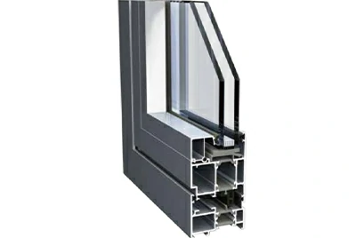 алюминиевое распашное окно