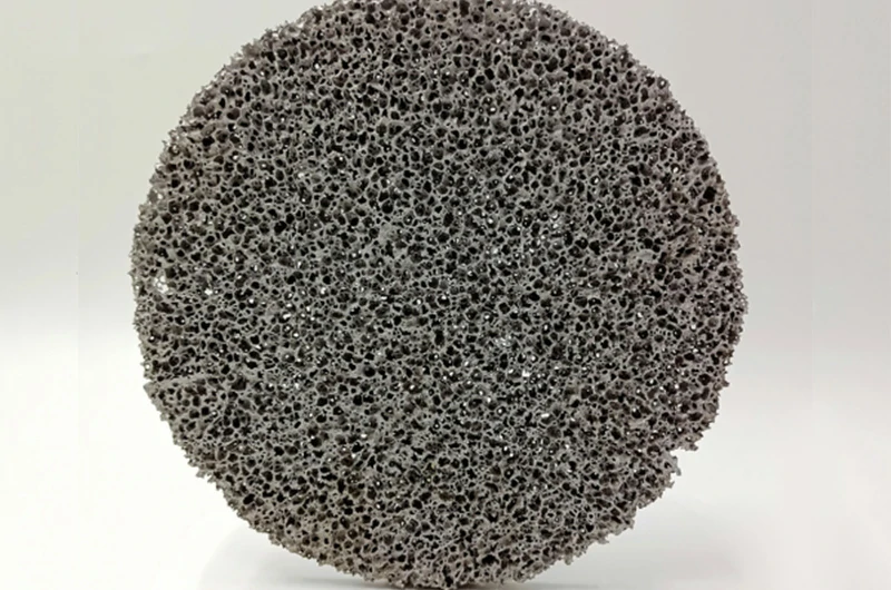 Алюминиевая пена с открытыми порами