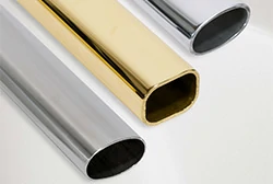 Овальная алюминиевая труба с ПВДФ покрытием