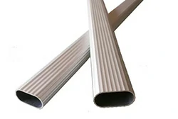 Декоративная овальная алюминиевая труба