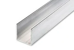 Алюминиевый П-образный профиль (швеллер) 6063