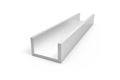White Aluminum C Channel