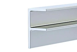 экструдированный алюминиевый F-образный швеллер-Click