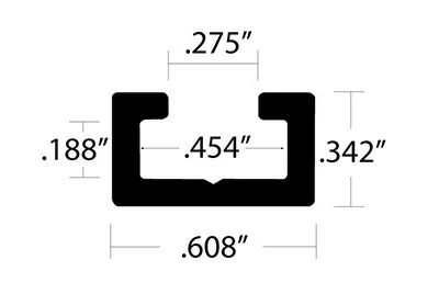 Popular aluminum C channel size