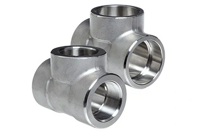 Алюминиевый тройник с раструбом под сварку