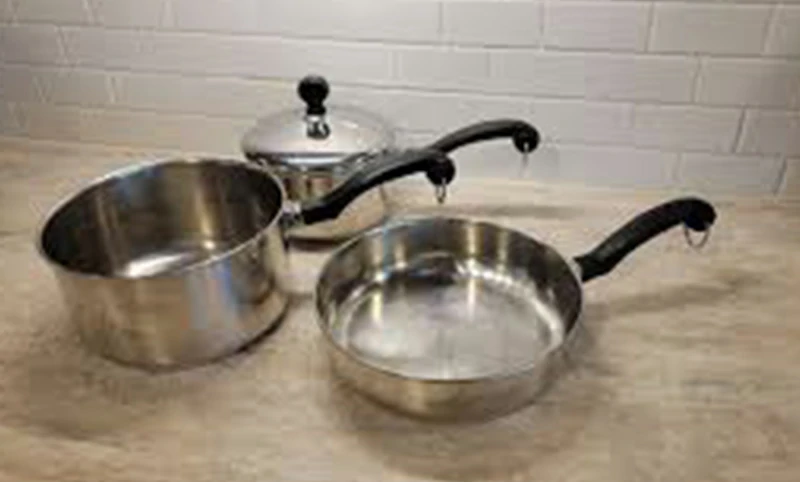 Винтажная посуда Farberware из алюминия, плакированного нержавеющей сталью