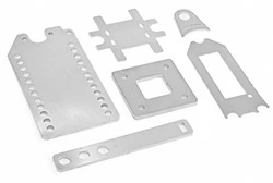 Детали из листового металла, вырезанные лазером из нержавеющей стали марки 316.