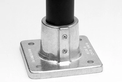 Квадратный напольный фланец