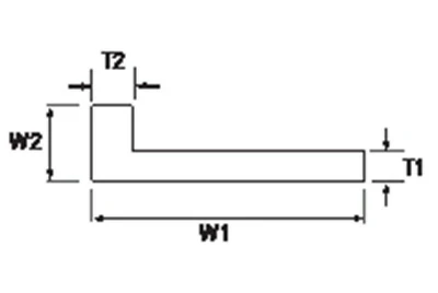 Таблица параметров алюминиевого профиля