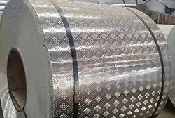 Алюминиевый рулон 6061 (аналог АД33) с противоскользящим узором 