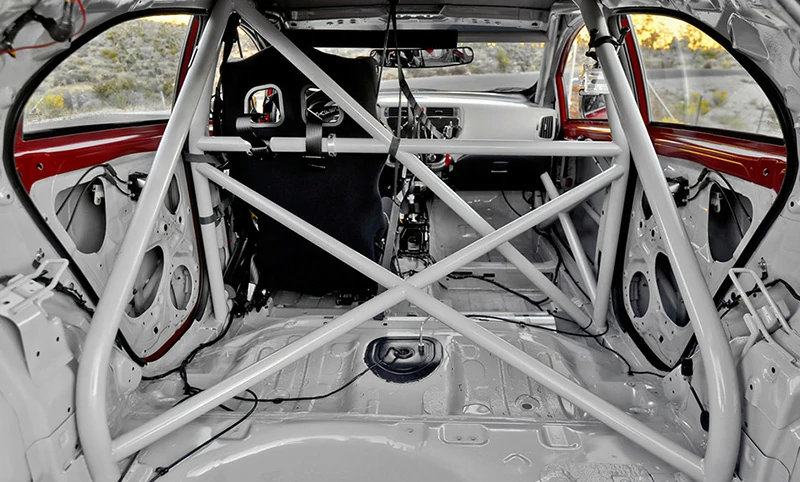 Roll cage structures for racing car