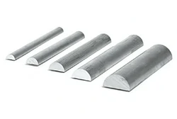 7075 Aluminum Half-Round Rod