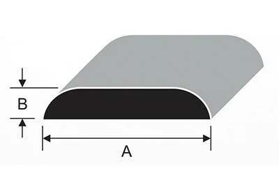 7075 Double Feathered Edge Flat Bar