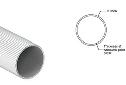 1” Алюминиевая ребристая круглая труба