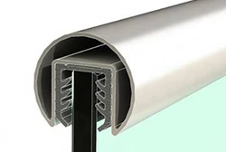 Round Single-Slot Handrail Profile