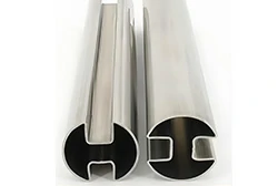 Round Double-Slot Handrail Profile