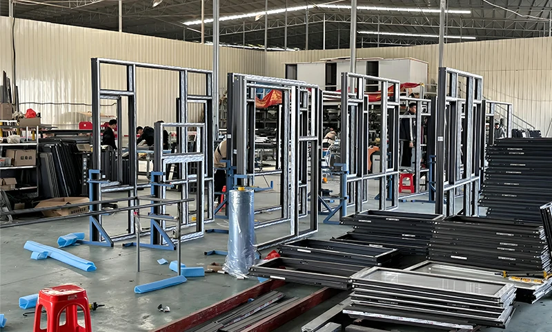 Сварка алюминиевых дверных и оконных рам и декоративных элементов.