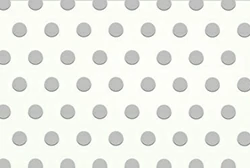 Белый матовый перфорированный алюминиевый лист