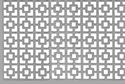 Различные узоры перфорированного алюминиевого листа Chalco