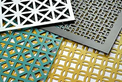 Различные узоры перфорированного алюминиевого листа Chalco