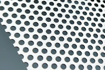 Алюминиевый перфорированный лист с круглыми отверстиями