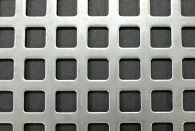 Квадратный перфорированный алюминиевый лист