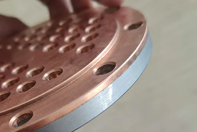 Трубная решетка из медно-алюминиевого листа