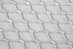 Серебряная расширяемая алюминиевая сетка