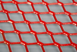 Красная расширяемая алюминиевая сетка