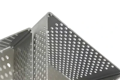 Перфорированная алюминиевая труба нестандартной формы
