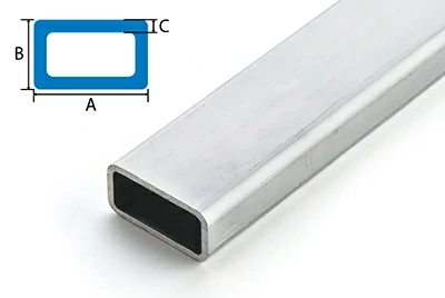 Прямоугольная алюминиевая труба 6061 Прямоугольная алюминиевая труба 6061