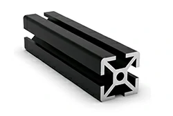 Черный алюминиевый профиль 1 x 1 .26